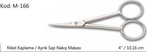 Rose Europe Ayrık Saplı Nakış Makası Süper Kalite No:4 10,16 CM