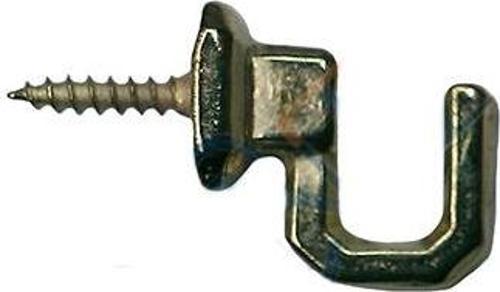 Vidalı Kanca, Askı Küçük - 15x18mm, Sarı - 1 Adet