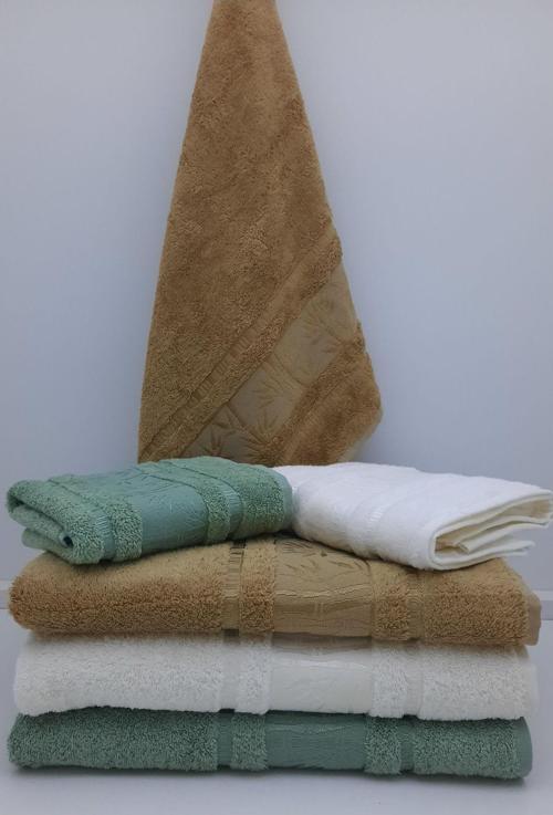 50X90 / 85X150 Bamboo Park Organik Bambu Banyo/El Havlusu Seti 6 Parça 3/1