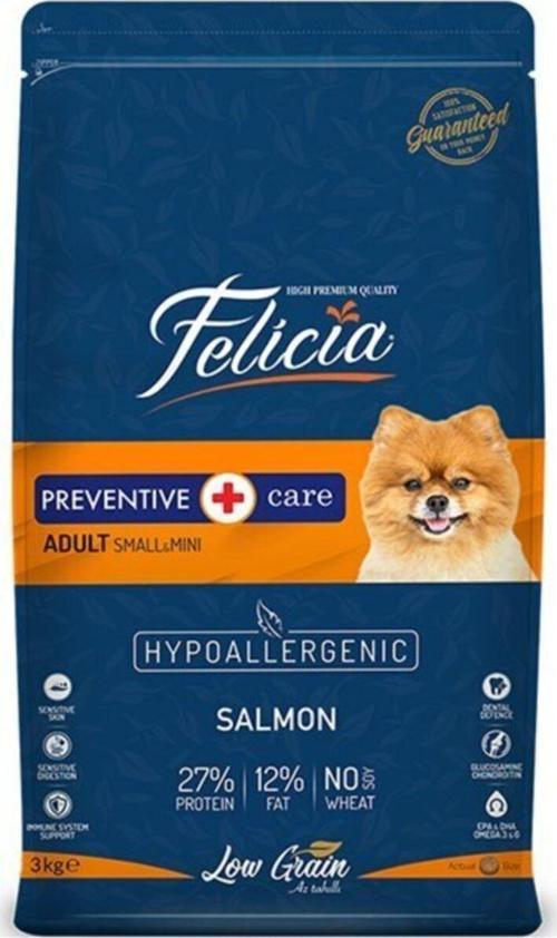 Az Tahıllı Yetişkin Somonlu Small /Mini Hypoallergenic Köpek Maması 3 Kg