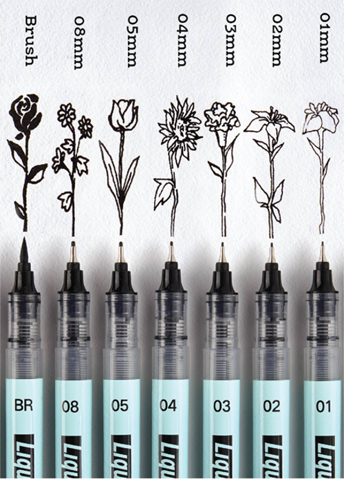WRITECH W-704 LIQUID FINELINER 0,05MM KALEM - 12'Lİ KUTU