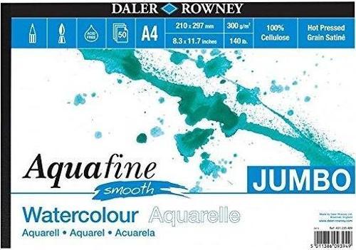 - Jumbo Aquafine Sulu Boya Blok A4 300Gr. - 50 Yaprak