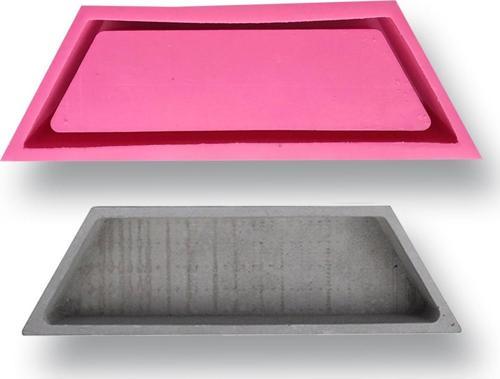 Döküm Beton Hediyeli Silikon Kalıp  281x82x44mm  No:20 