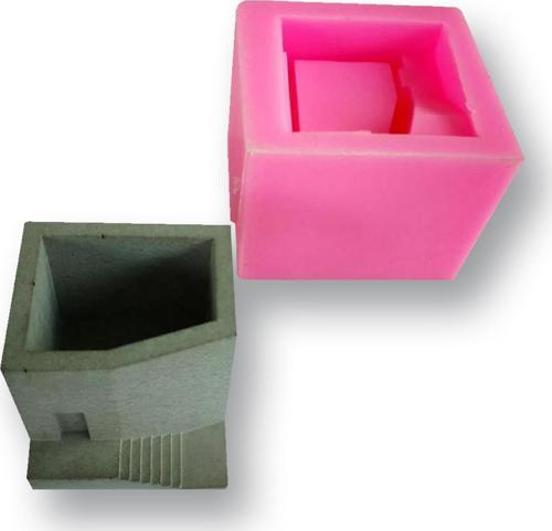Döküm Beton Hediyeli Silikon Kalıp 60x58.5mm  No:95 