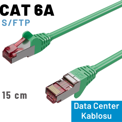 15 cm CAT6A S/FTP Ethernet Data Center Patch Kablo