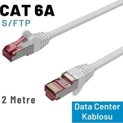 2 Metre CAT6A S/FTP Ethernet Data Center Patch Kablo