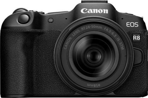 EOS R8 + 24-50mm Lens Aynasız Fotoğraf Makinesi (Canon Eurasia Garantili)