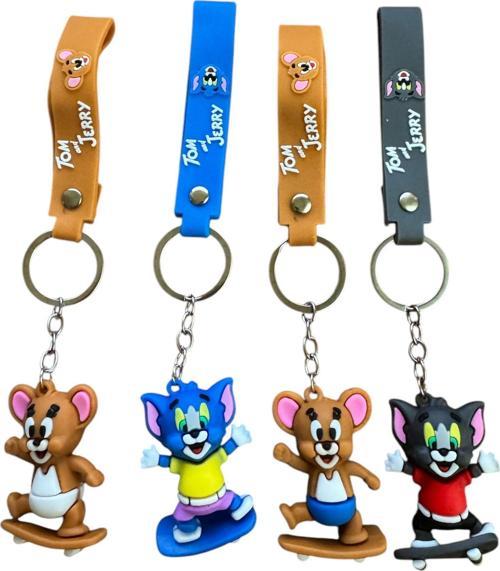 Tom Ve Jerry Anahtarlık 4 Adet Mega Set