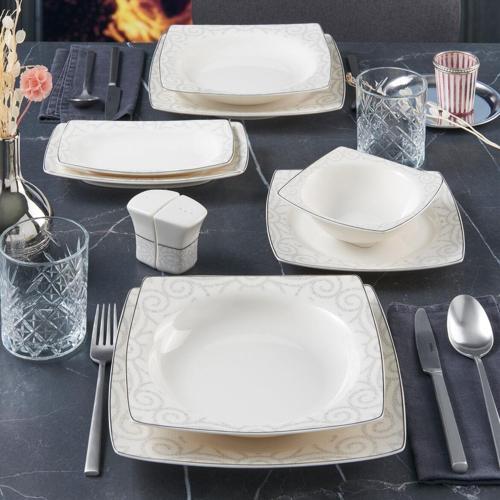 Caroline 54 Parça 12 Kişilik Yemek Takımı 6335