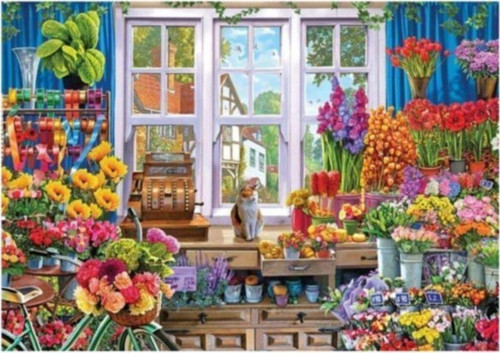 Flower Shop 500 Parça Puzzle