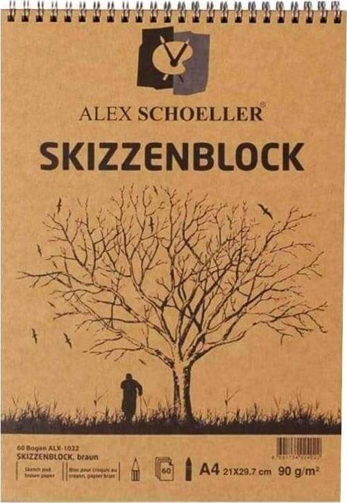 Spiralli Kraft A4 Blok 60'lı