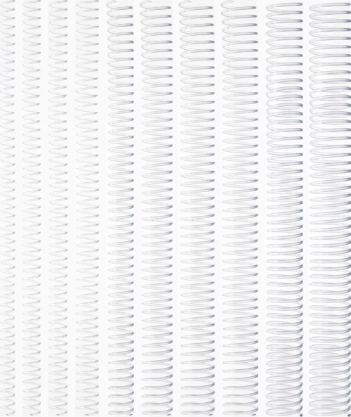 Plastik Helezon Spiral 28 mm Şeffaf 50'li (4:1)