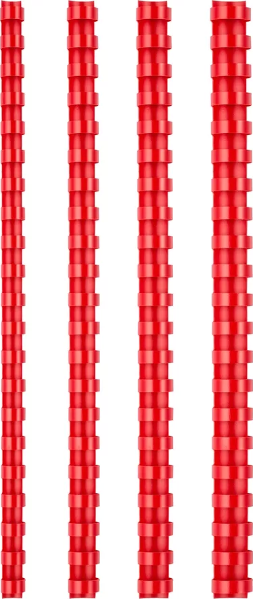 Plastik Spiral 10 mm Kırmızı 100'lü Kutu