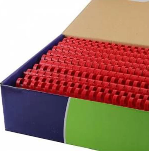 BİND PLASTİK SPİRAL 8mm KIRMIZI 100LÜ
