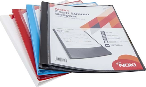 64110-N CEPLİ SUNUM DOSYASI A4 MAVİ 10LU