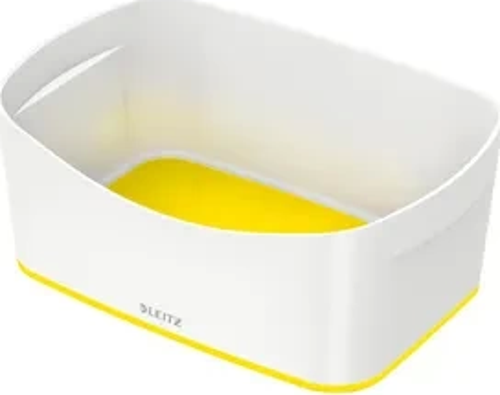 5257 MYBOX MASA ÜSTÜ SAKLAMA KUTUSU SARI-BEYAZ