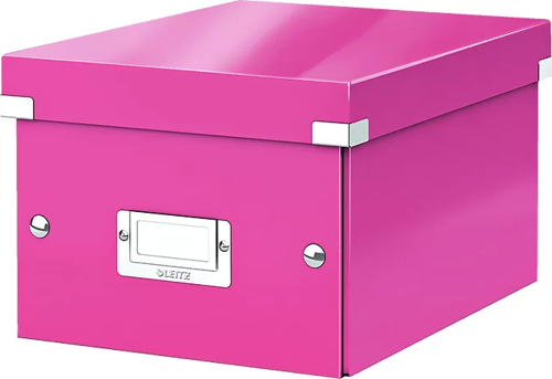 6043 WOW C&S KÜÇÜK BOY SAKLAMA KUTUSU METALİK PEMBE