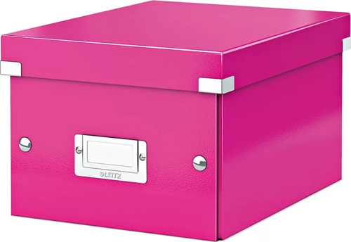 6043 WOW Metalik Pembe Küçük Boy Saklama Kutusu