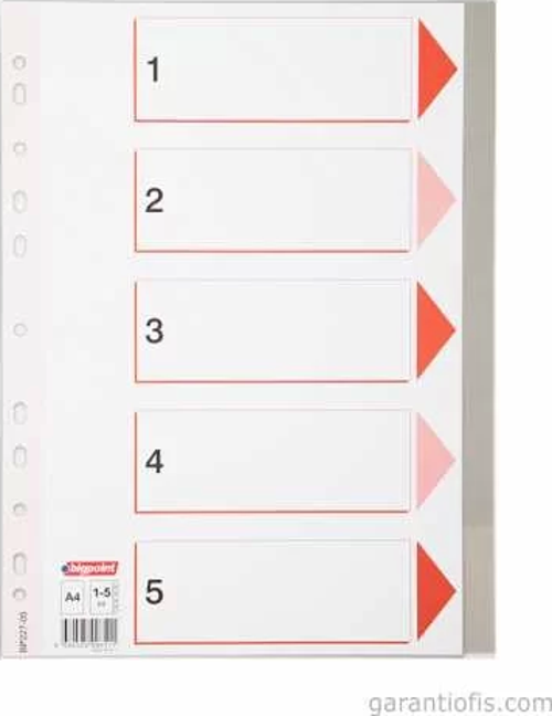 1-5 Rakamlı Seperatör