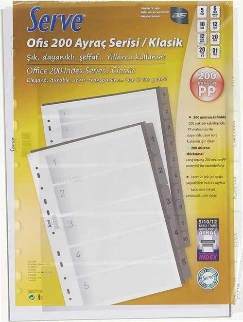 Seperatör A4 Günlük Ofis 200 Serisi Klasik