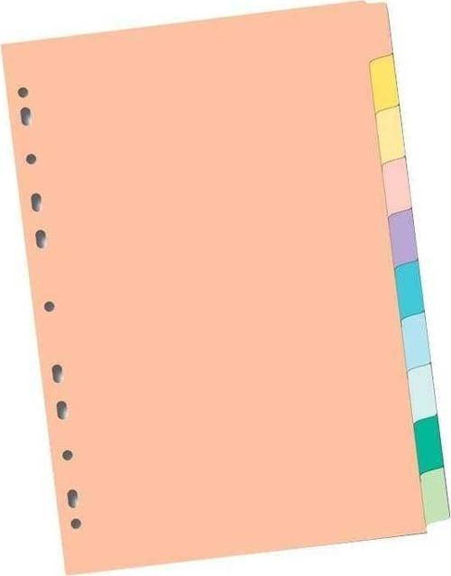 Seperatör A4 Günlük Pastel Seri Karton