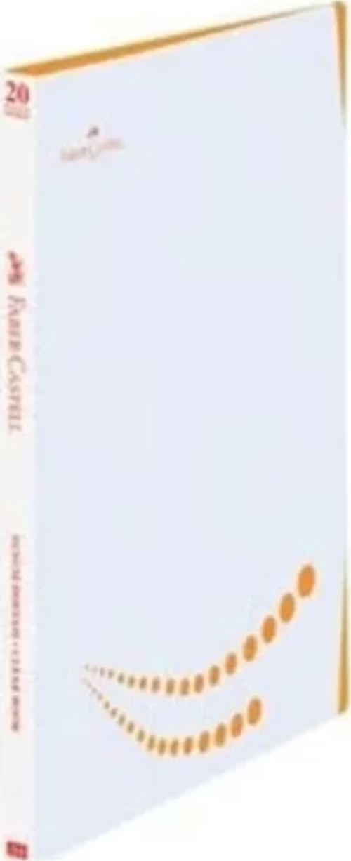FABER-CASTELL SUNUM DOSYASI A4 ÇİFT RENK KAPAK TURUNCU 20Lİ (220104)