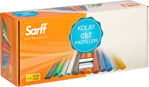 OVAL DOSYA SIRTLIĞI 10mm BEYAZ 100LÜ (15203008)