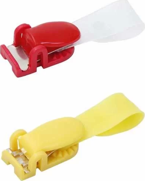 Plastik Nato Tipi Klips Kırmızı (100 lü Kutu)