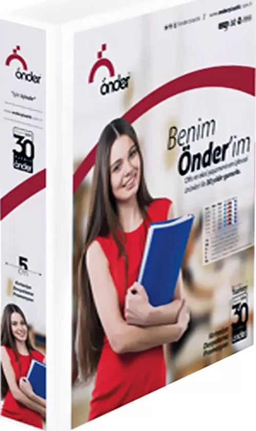 2009-5 2 HALKALI D MEKANİZMALI KLASÖR A4 90mm BEYAZ