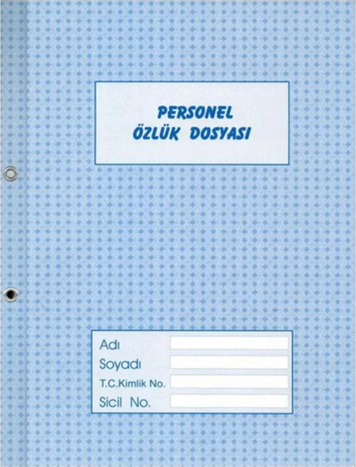 Personel Özlük Dosyası (Karton Kapak)