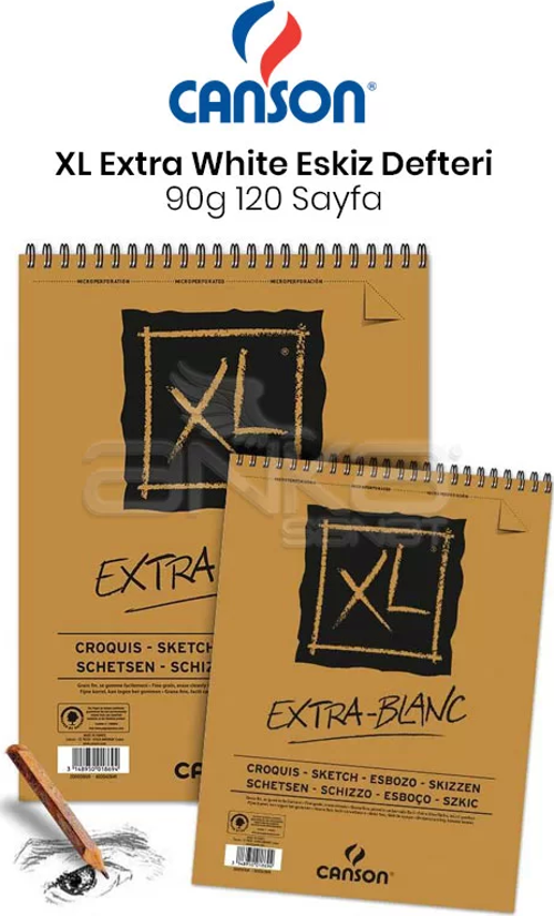 XL Extra White Eskiz Defteri 90g 120 Yaprak