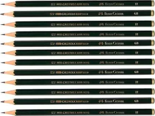 Faber Castell 9000 Dereceli Kalem (Çizim-Eskiz Kalem)