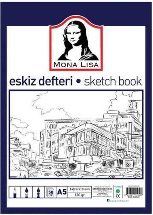 Eskiz Defteri A5 120 gr 50 Yaprak