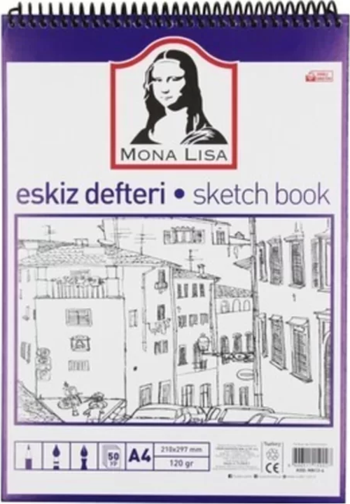 MN13-4 ESKİZ DEFTERİ A4 50 YAPRAK 120gr