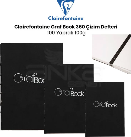 Graf Book 360 Çizim Defteri 100 Yaprak 100g