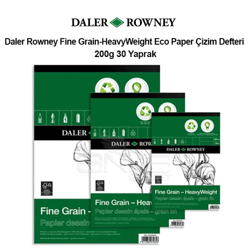 Fine Grain-HeavyWeight Eco Paper Çizim Defteri 200g 30 Yaprak
