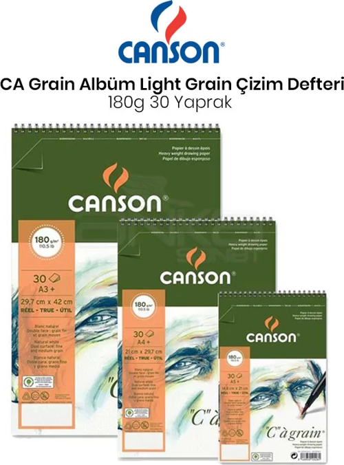 CA Grain Albüm Light Grain Spiralli 180g 30 Yaprak