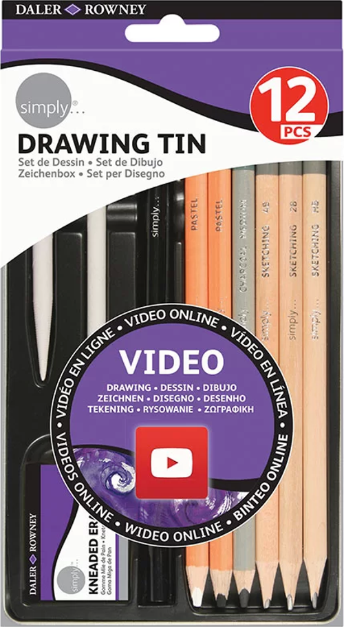 Simply Drawing Tin 12li Set