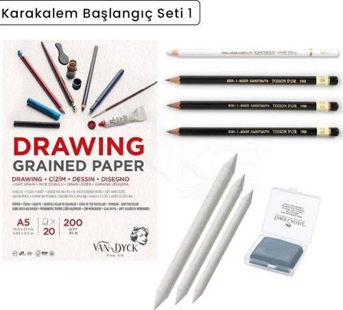 Karakalem Başlangıç Seti 1 K-1