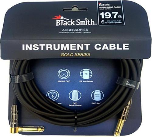 BLACKSMİTH GOLD SERIES INSTRUMENT CABLE STRAIGHT TO RIGHT 6m
