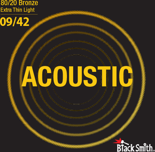 BR-0942, EXTRA THİN LİGHT (009 - 042) ACOUSTİC TEL