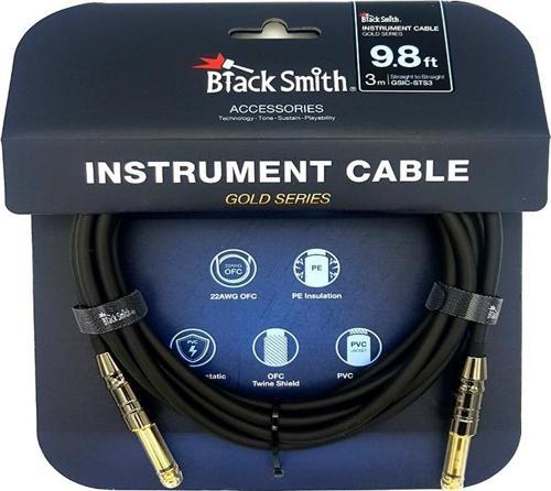 GOLD SERIES INSTRUMENT CABLE STRAIGHT TO STRAIGHT 3m