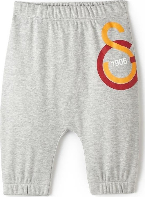 Orijinal Logo Baskılı Bebek Eşofman Altı Gri