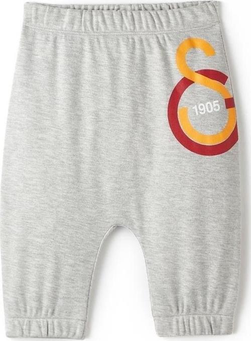 Orijinal Logo Baskılı Bebek Eşofman Altı Gri