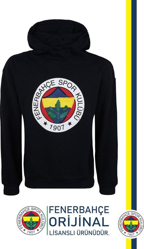 Orijinal Lisanslı Logolu Lacivert Kapüşonlu Sweat