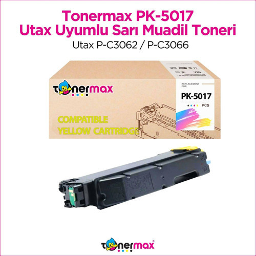 Utax PK-5017 Muadil Toner Sarı/ Utax P-C3062 / P-C3066