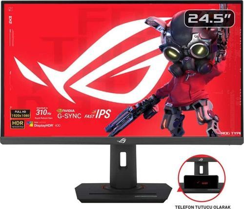 ROG Strix XG259CMS 24.5 inç 310Hz(OC) 1ms Full HD G-Sync Fast IPS Gaming Pivot Monitör