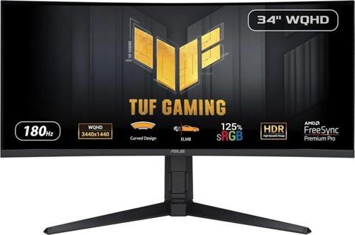 TUF Gaming VG34VQL3A 34 inç 180Hz 1ms WQHD Adaptive Sync VA Pivot Gaming Monitör
