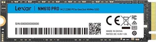 Lnm610 Pro 1Tb 3300Mbs/2600Mbs M2 Nvme Lnm610P001T-Rnnng