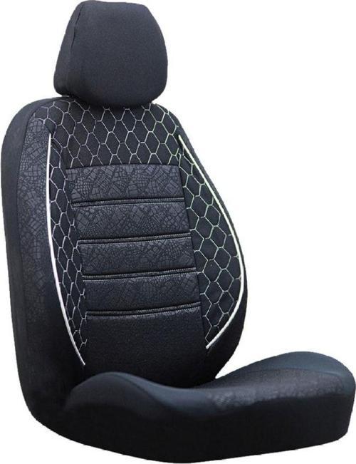 Kia Picanto Uyumlu Koltuk Kilifi Gof Siyah-Beyaz